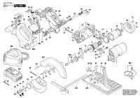 Bosch 3 601 F73 R00 Gks 36 V-Li Cordless Circular Saw 36 V / Eu Spare Parts